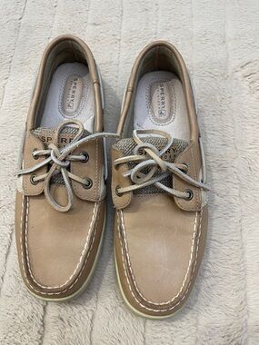 Sperry Women's Tan Leather Boat Shoes